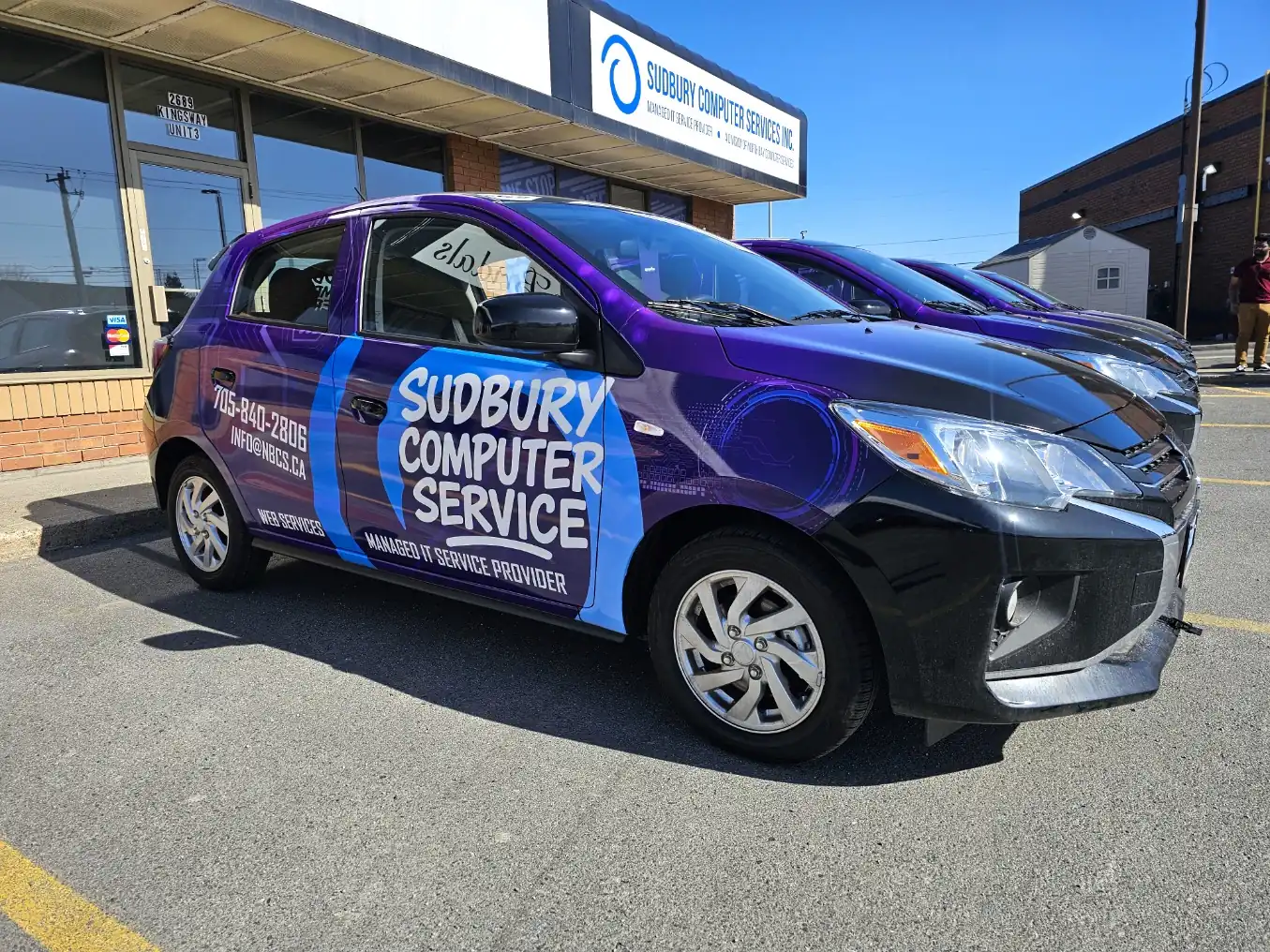 Sudbury computer services new car